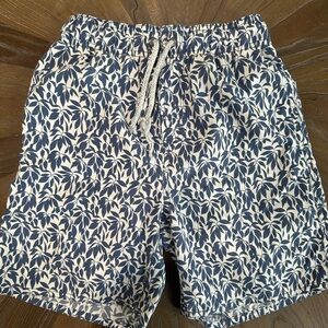 Boys class club blue print swim trunk